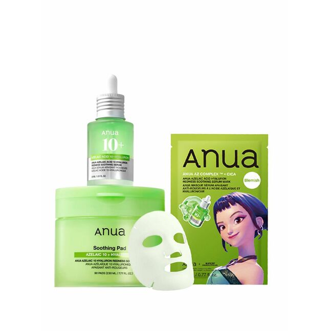 Anua Azelaic Acid 10 Hyaluron Redness Soothing Skincare Set