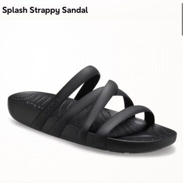 Crocs strappy sandal black
