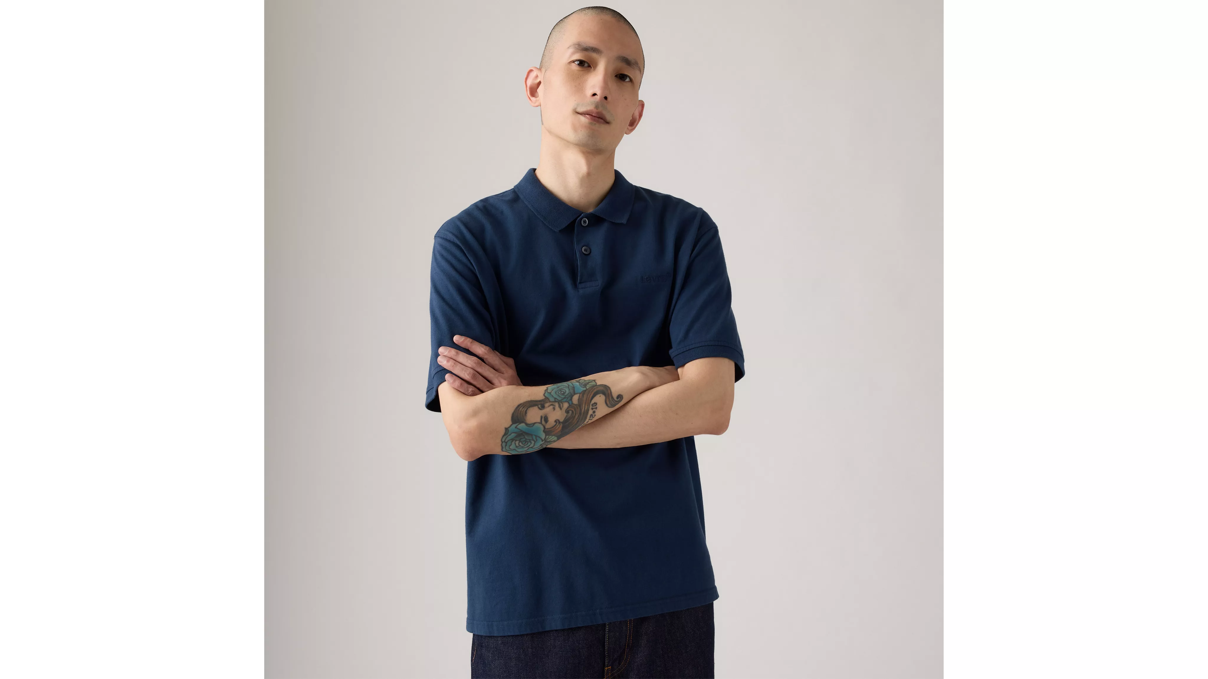 AUTHENTIC POLO NAVY BLAZER GARMENT DYE