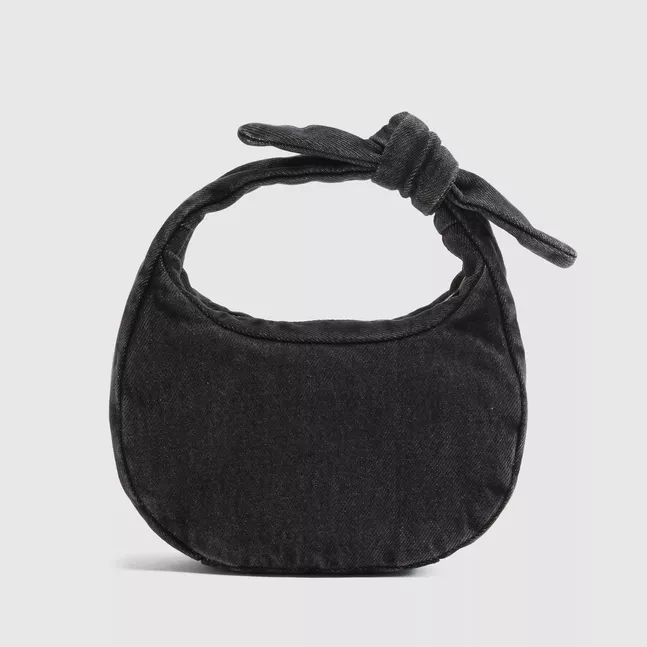 BABY BROOKLYN W/ KNOT BLACK DARK WASH 3