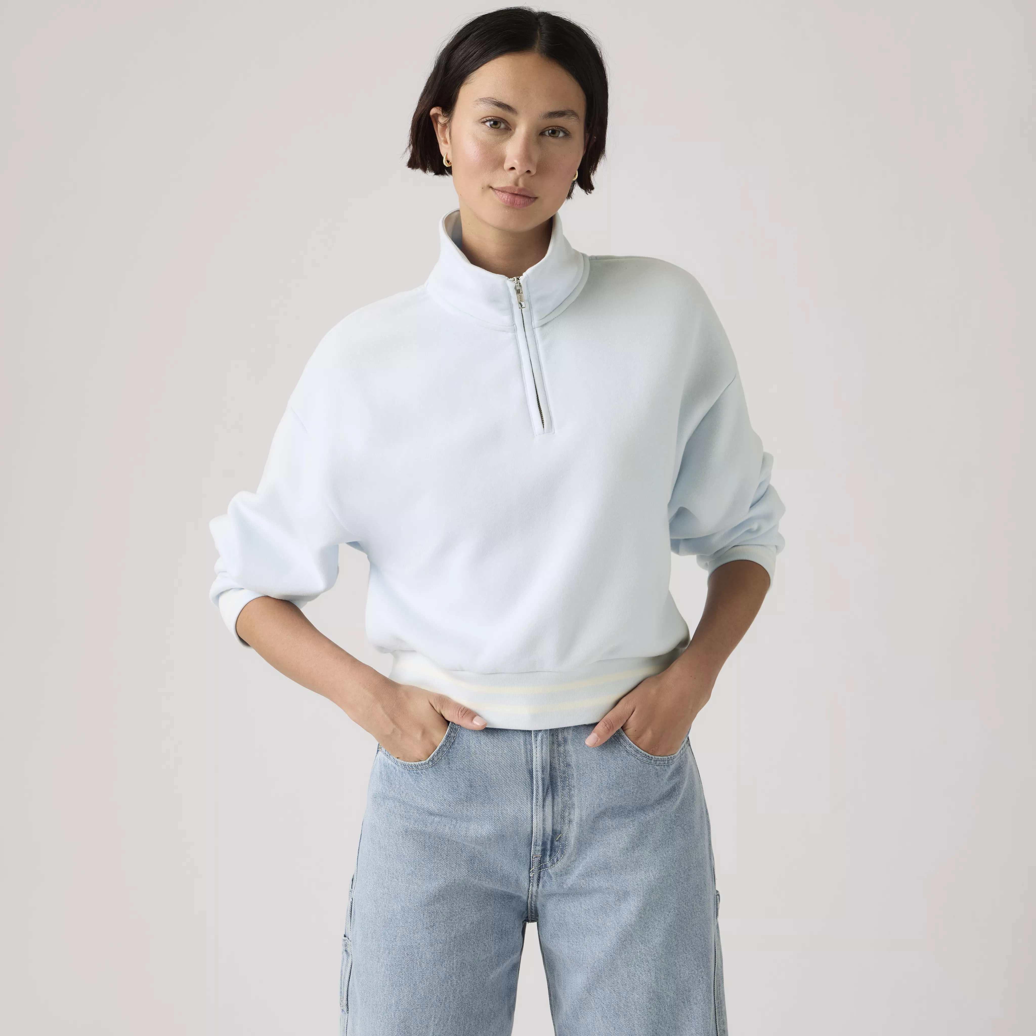 EVERYDAY QUARTER ZIP COUNTRY AIR BRUSHE