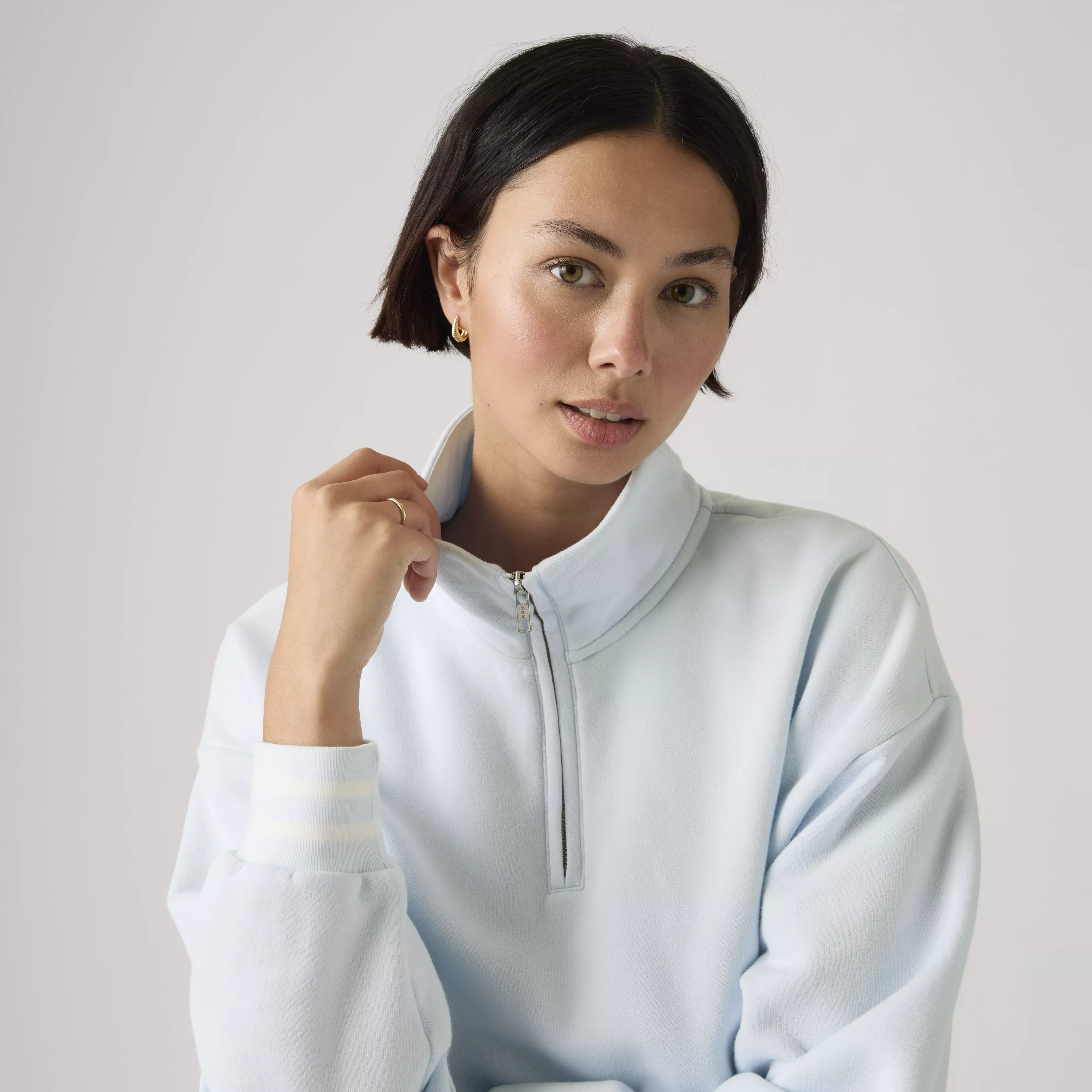 EVERYDAY QUARTER ZIP COUNTRY AIR BRUSHE