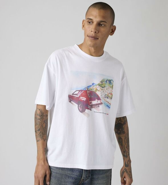 GR BOXY TEE COASTAL CREATIVE DENIM GREM