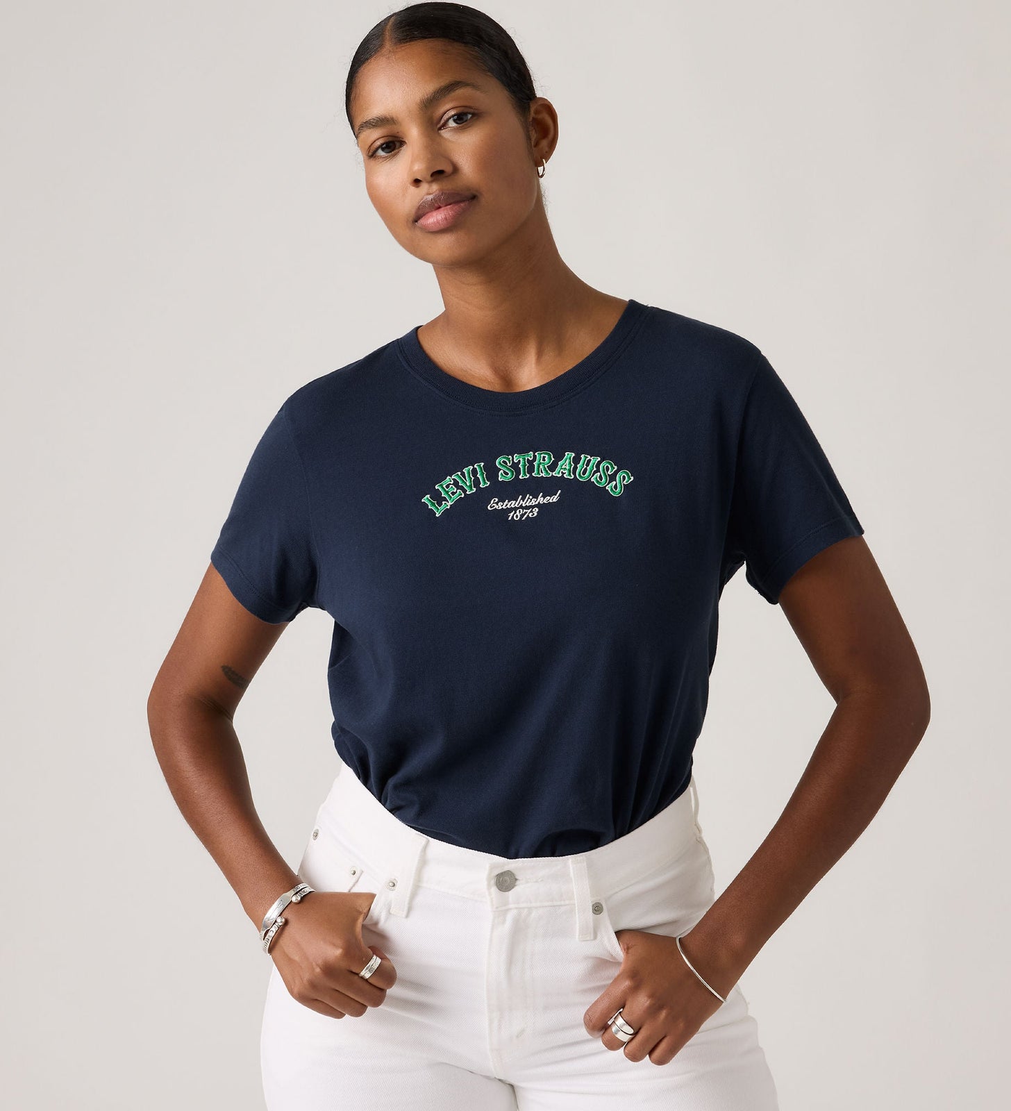 GR FAVORITE TEE FUNKY COLLEGIATE NAVY B