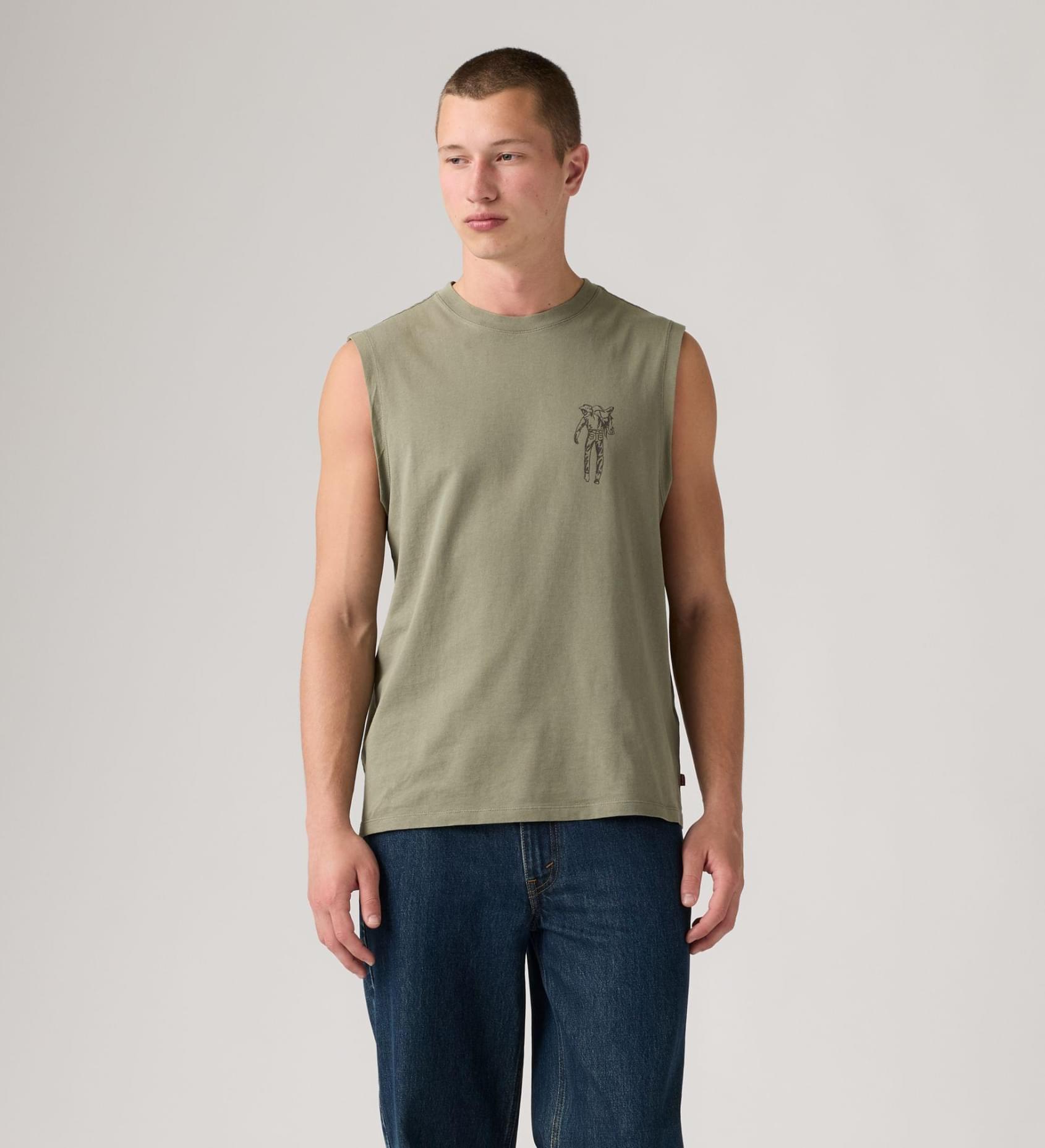 GR MUSCLE TANK LEVIS ORIGINALS 6 MULLED