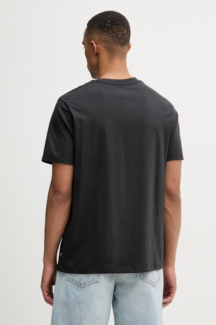GRAPHIC CREWNECK TEE COASTAL FILLED BW