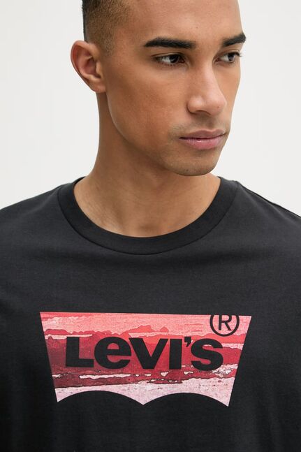 GRAPHIC CREWNECK TEE COASTAL FILLED BW