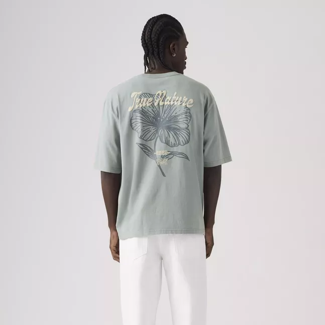 HALF SLEEVE TEE LEVIS TONAL SCRIPT FLOR