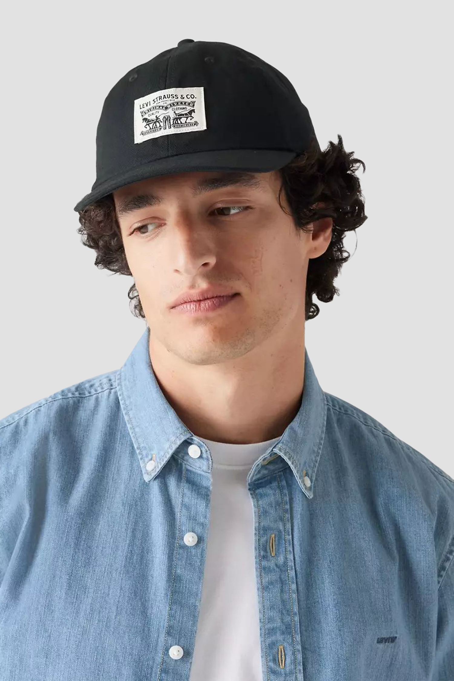 RELAXED DAD HERITAGE CAP CAVIAR