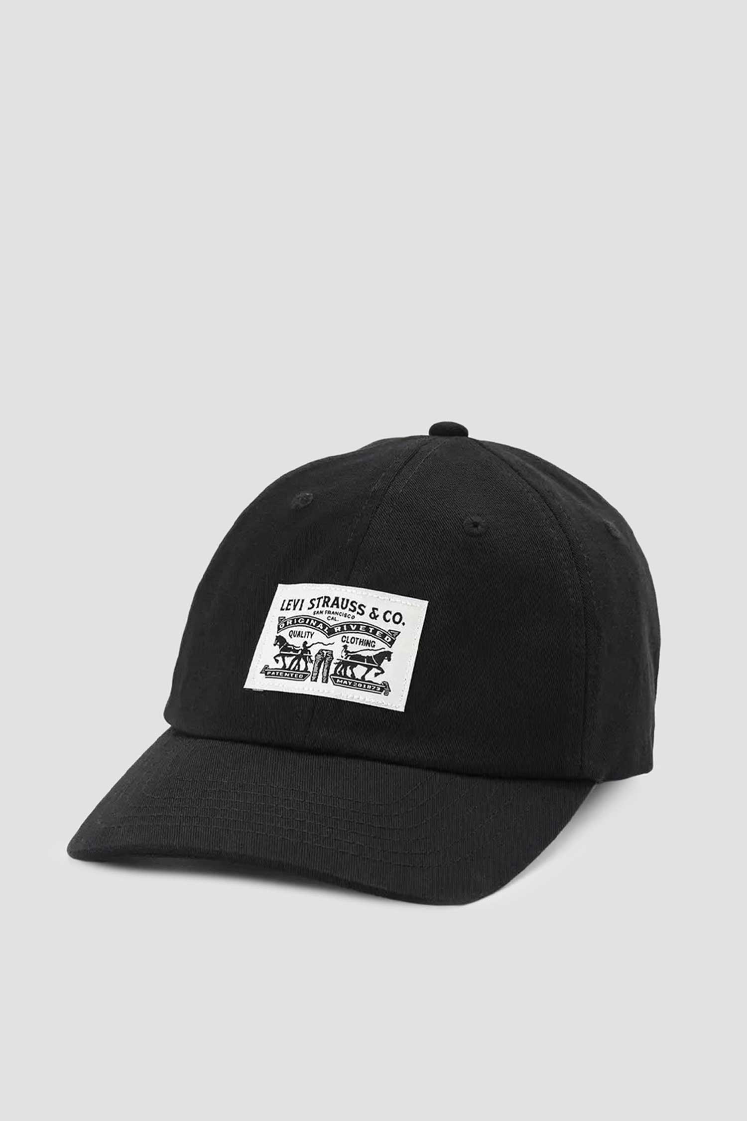 RELAXED DAD HERITAGE CAP CAVIAR