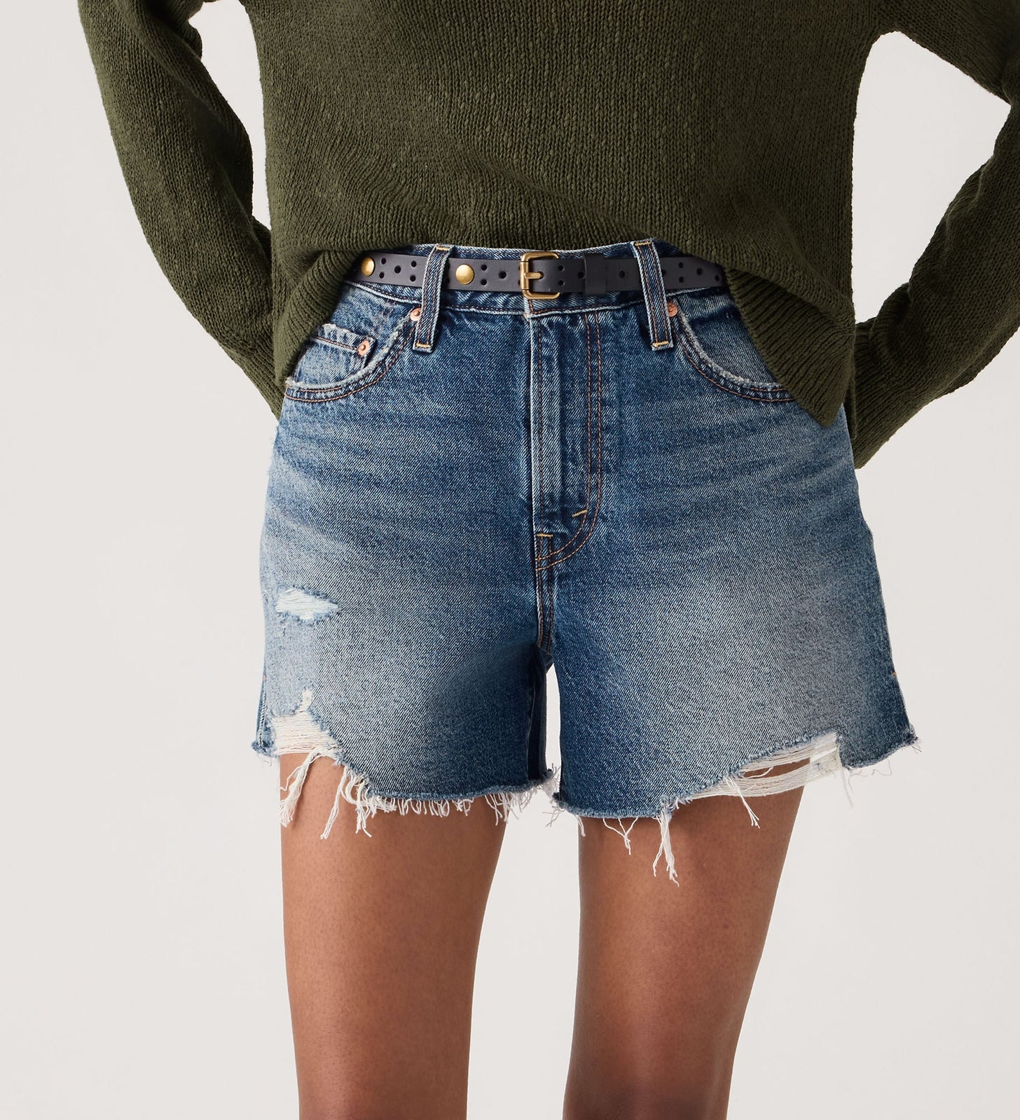 RIBCAGE SHORT ZIP LIKE IT LOVE IT