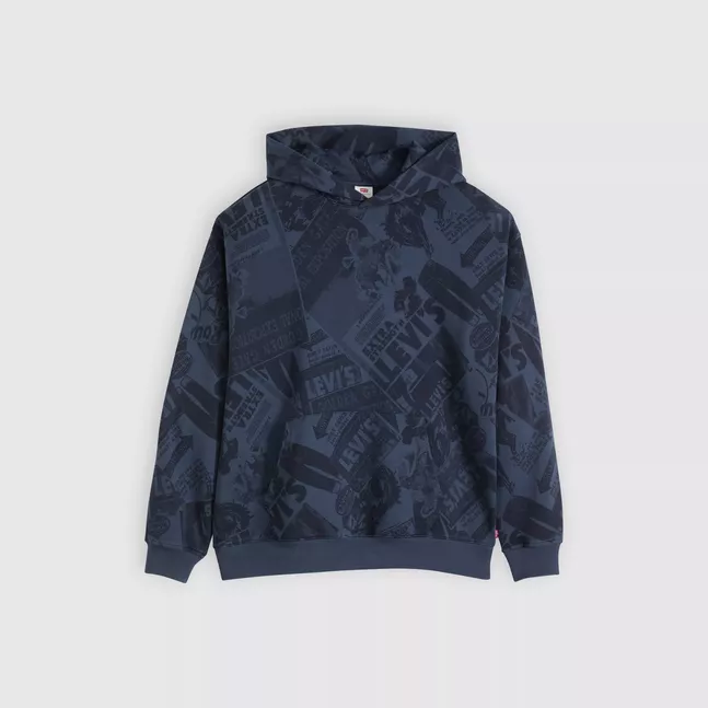 SUNSET GRAPHIC HOODIE COWBOY COLLAGE AO