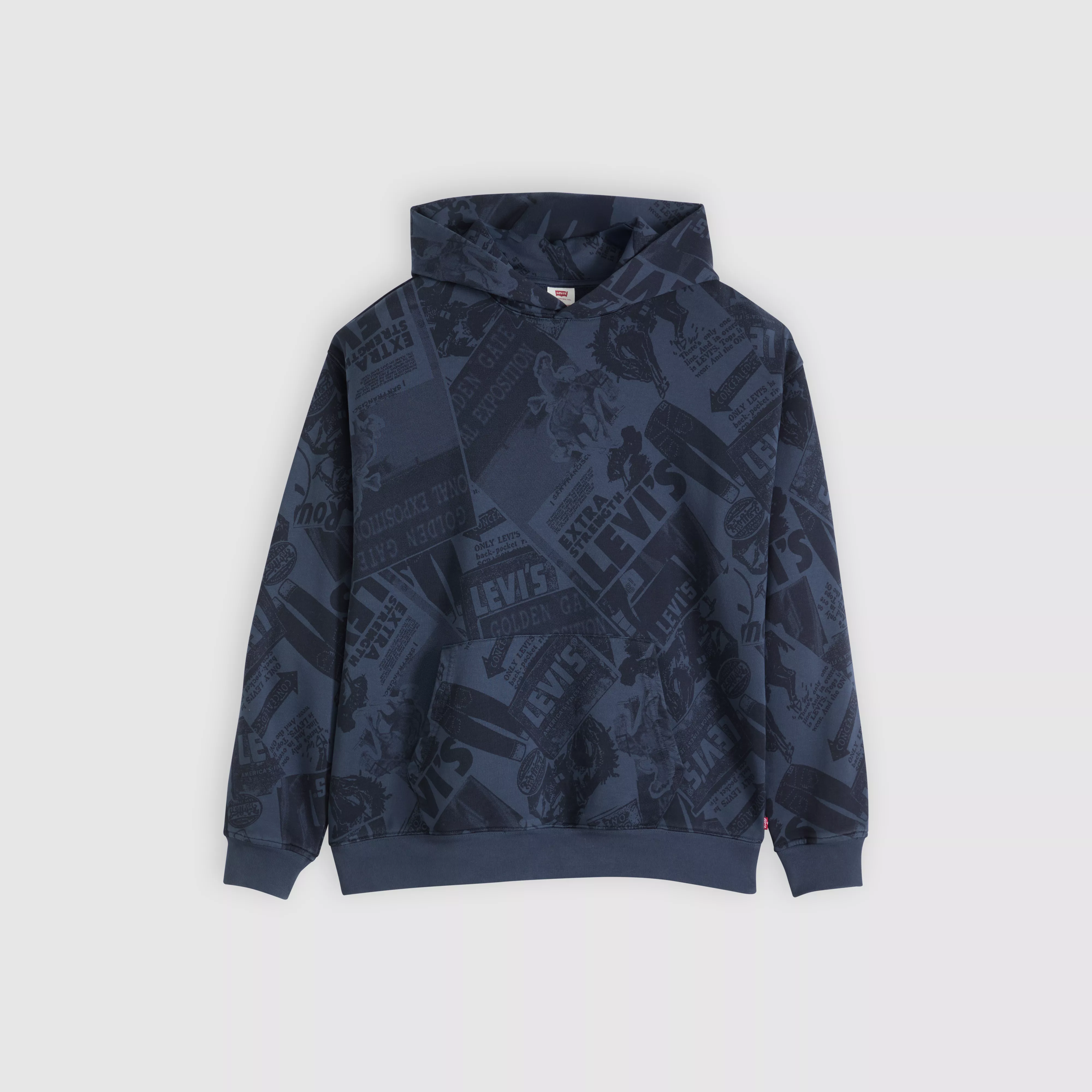 SUNSET GRAPHIC HOODIE COWBOY COLLAGE AO