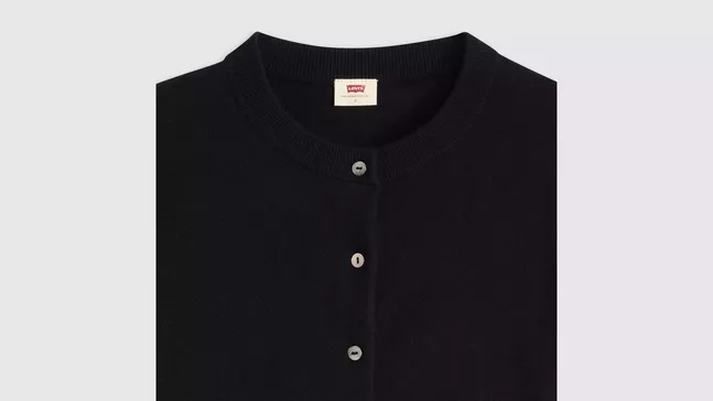 SUPER SOFT CREWNECK CARDI ANTHRACITE NI