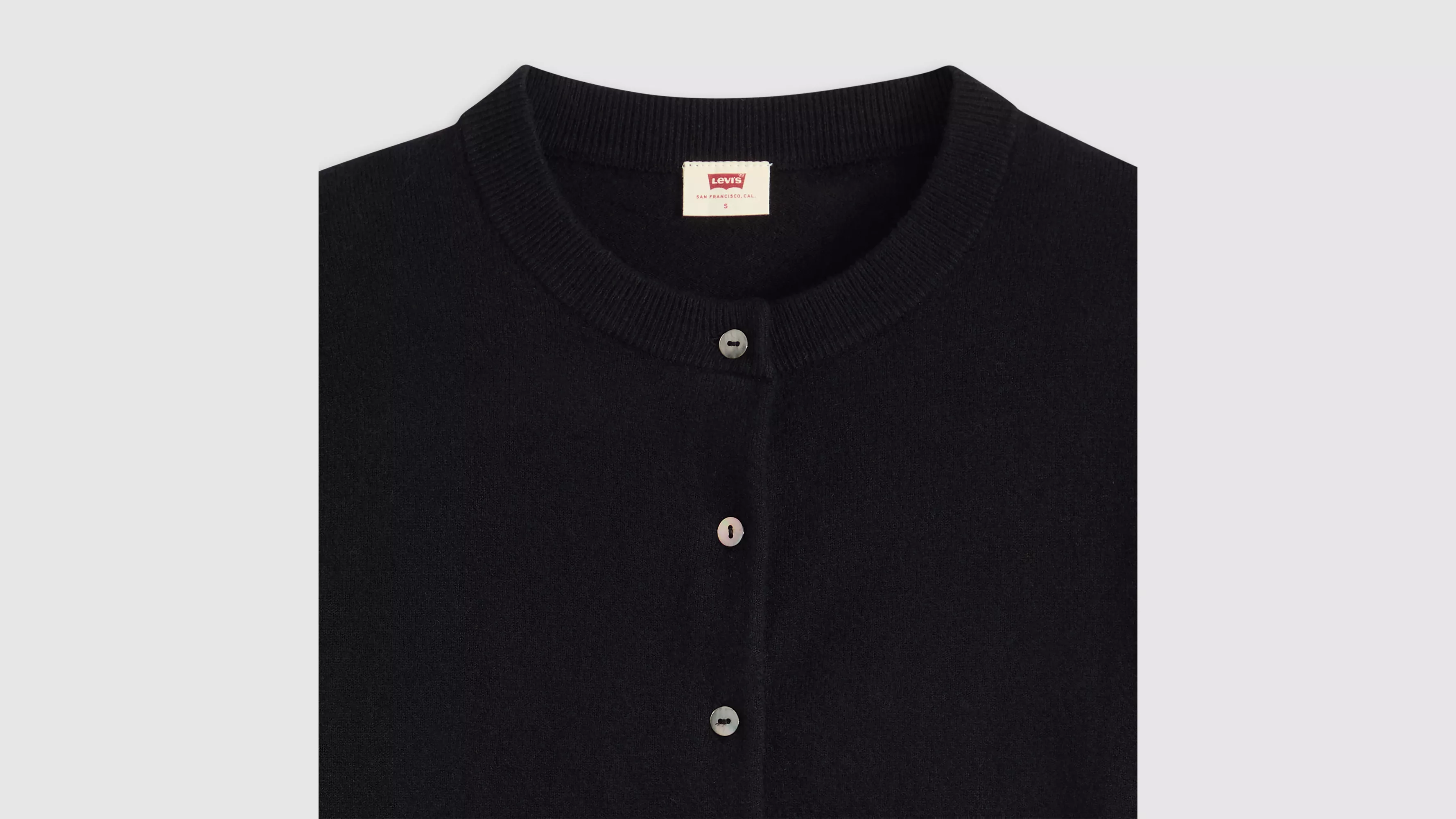 SUPER SOFT CREWNECK CARDI ANTHRACITE NI