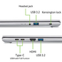 Acer Aspire Go 15 AG15-72P-56WQ Intel Core 5-120U, DDR4 16GB RAM, 512GB PCIe Gen4 SSD, 15.6-inch FHD, Win11 Home, Silver