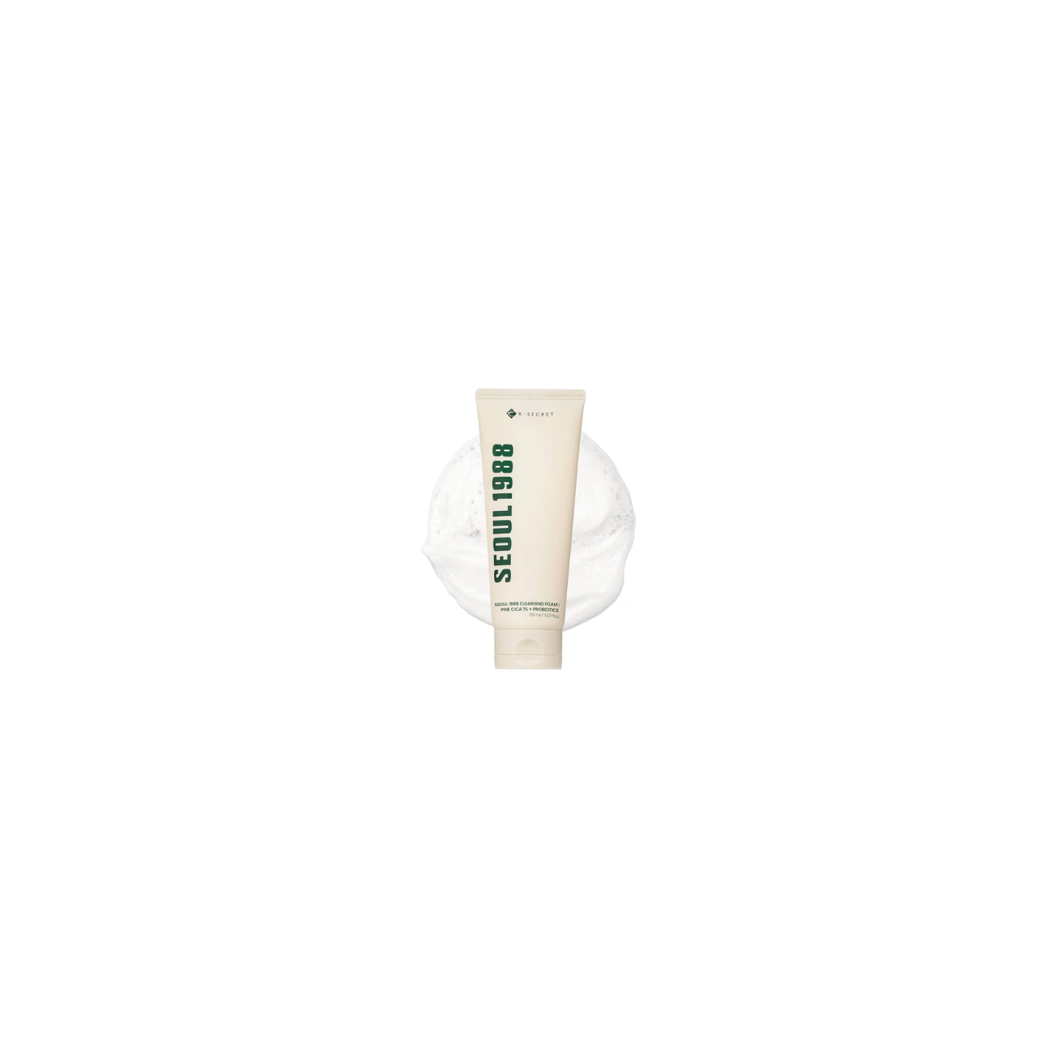 K-SECRET Seoul 1988 Cleansing Foam Pine Cica 1%+Probiotics 150ml