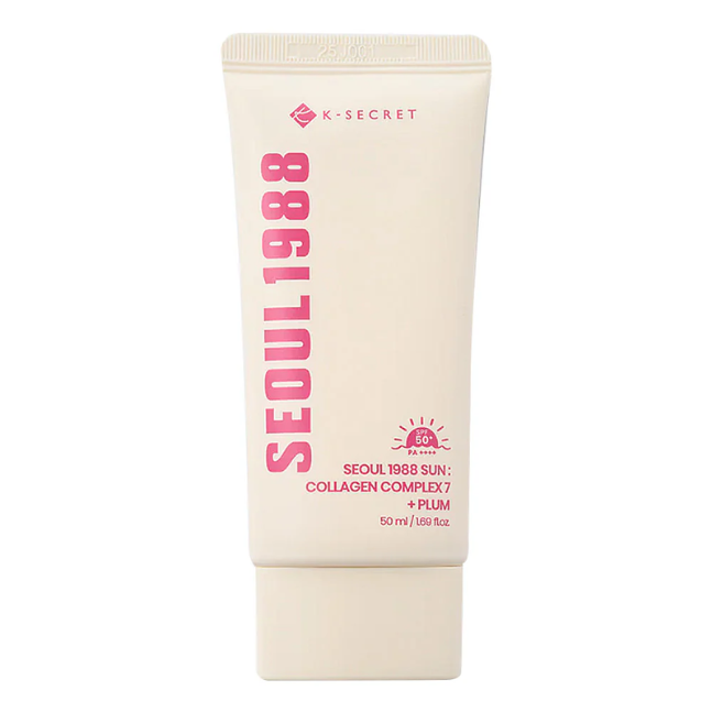 K-SECRET Seoul 1988 Sun SPF50+/PA++++ Collagen Complex 7+Plum 50ml