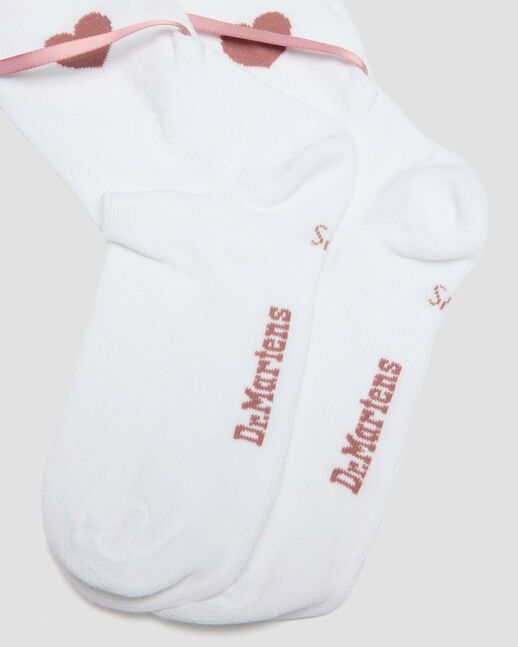 LONG LACE UP SOCK WHITE