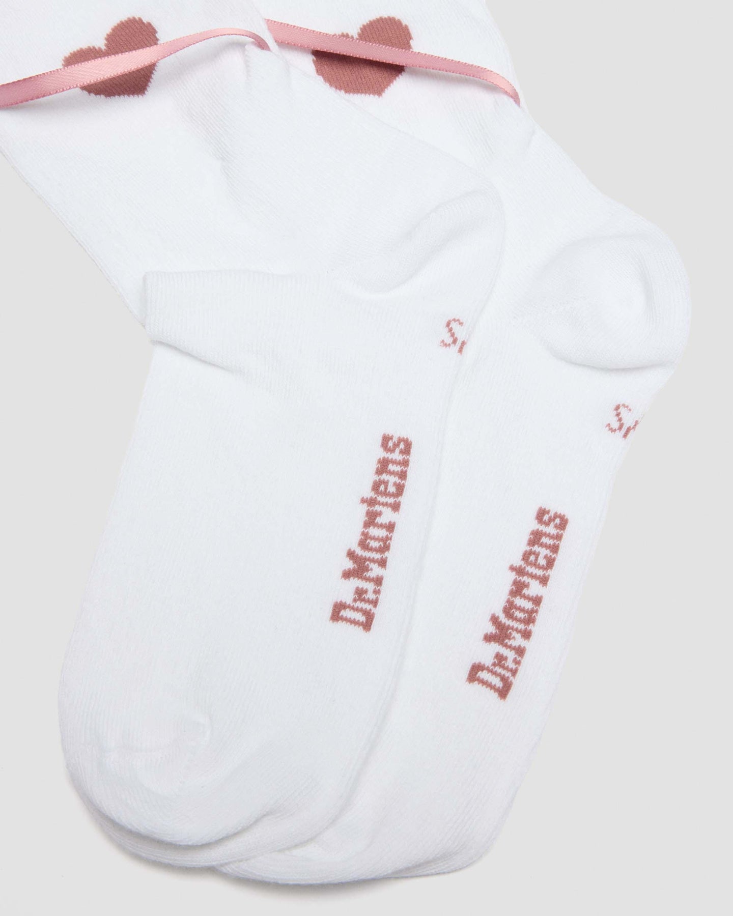 LONG LACE UP SOCK WHITE