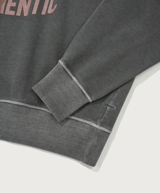 FLAG GRAPHIC PIGMENT SWEATSHIRT