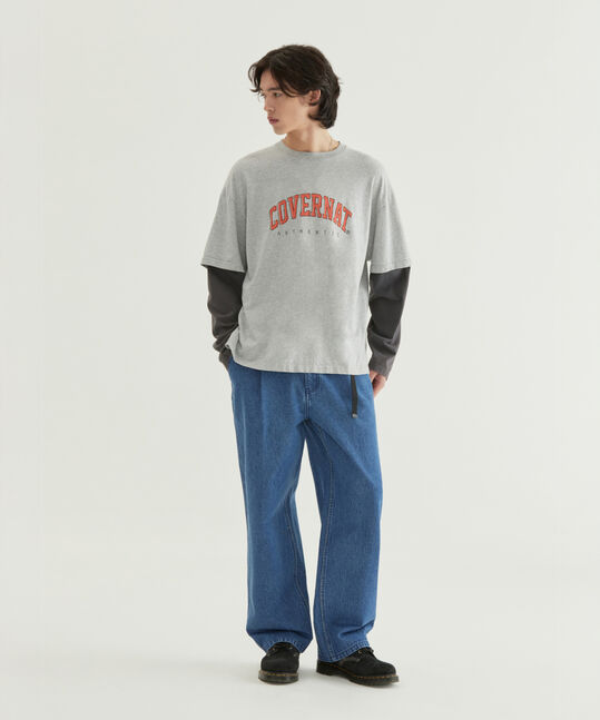 ARCH LOGO LAYERED LONG SLEEVE