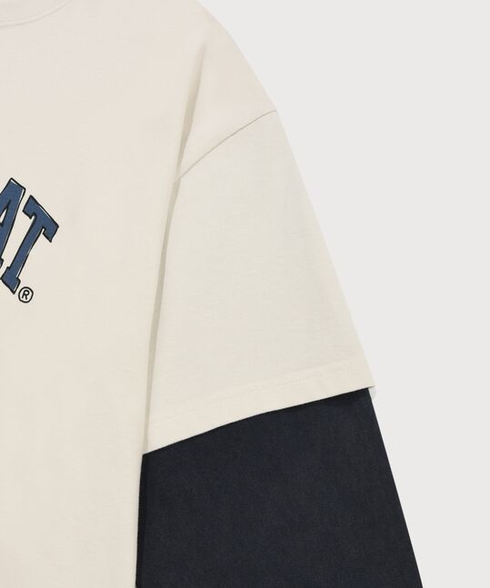 ARCH LOGO LAYERED LONG SLEEVE