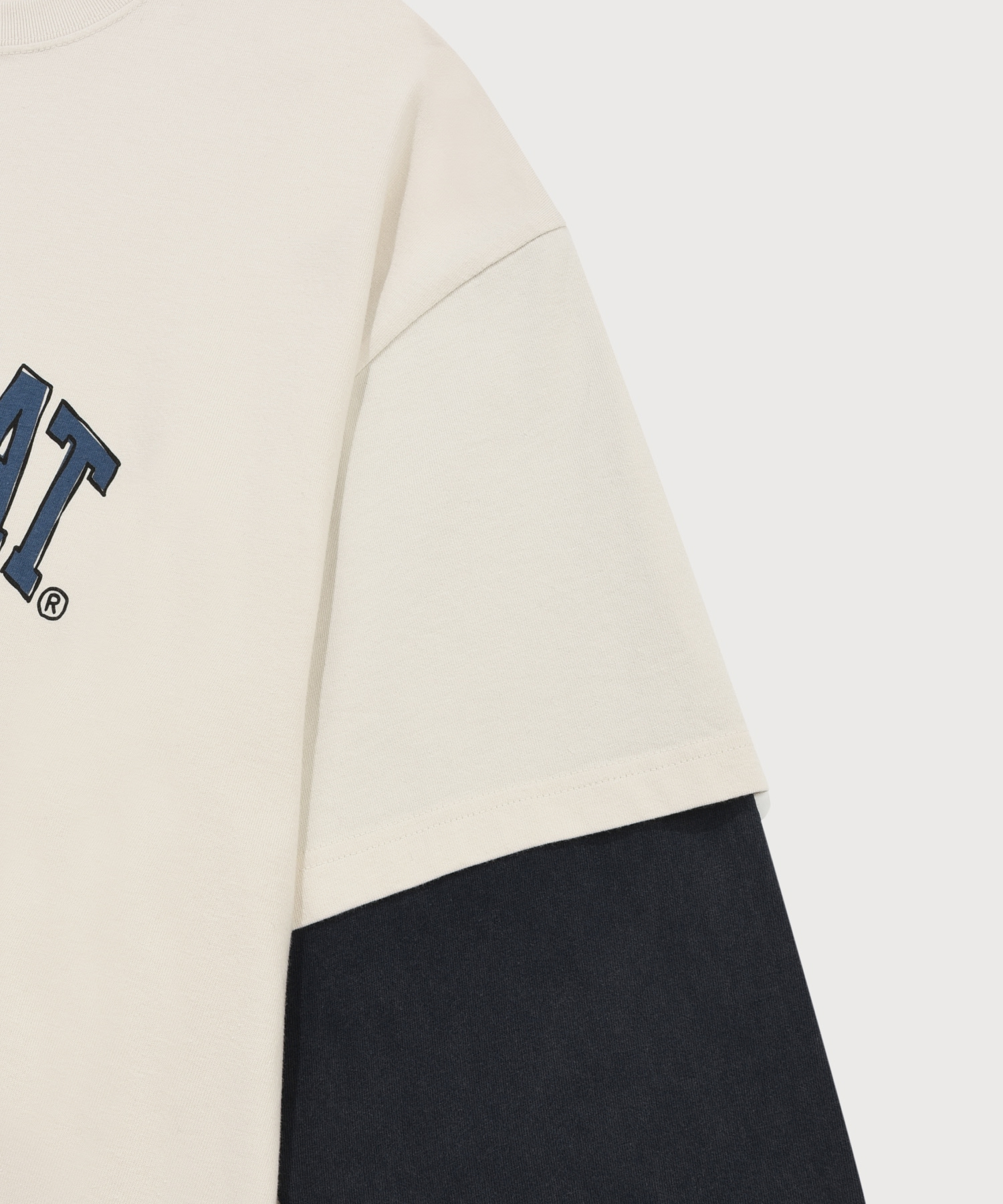 ARCH LOGO LAYERED LONG SLEEVE