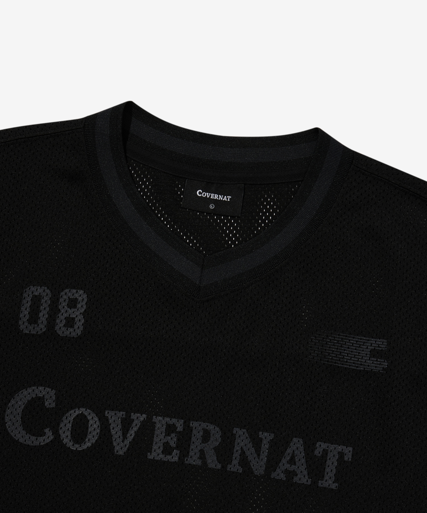 V-NECK MESH T-SHIRT