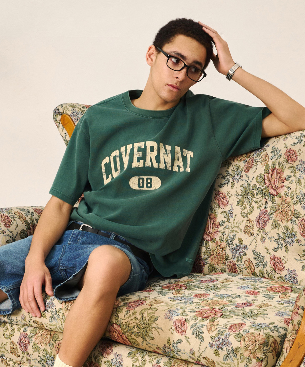 CRACK ARCH LOGO DYED T-SHIRT