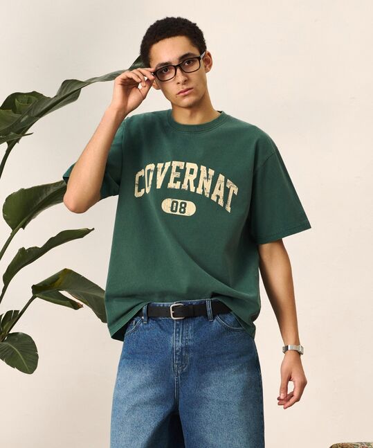 CRACK ARCH LOGO DYED T-SHIRT