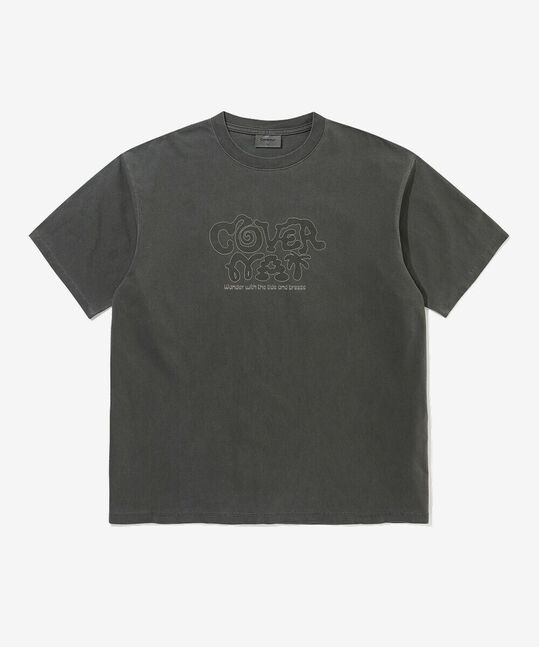 RETRO LOGO GRAPHIC DYEING T-SHIRT