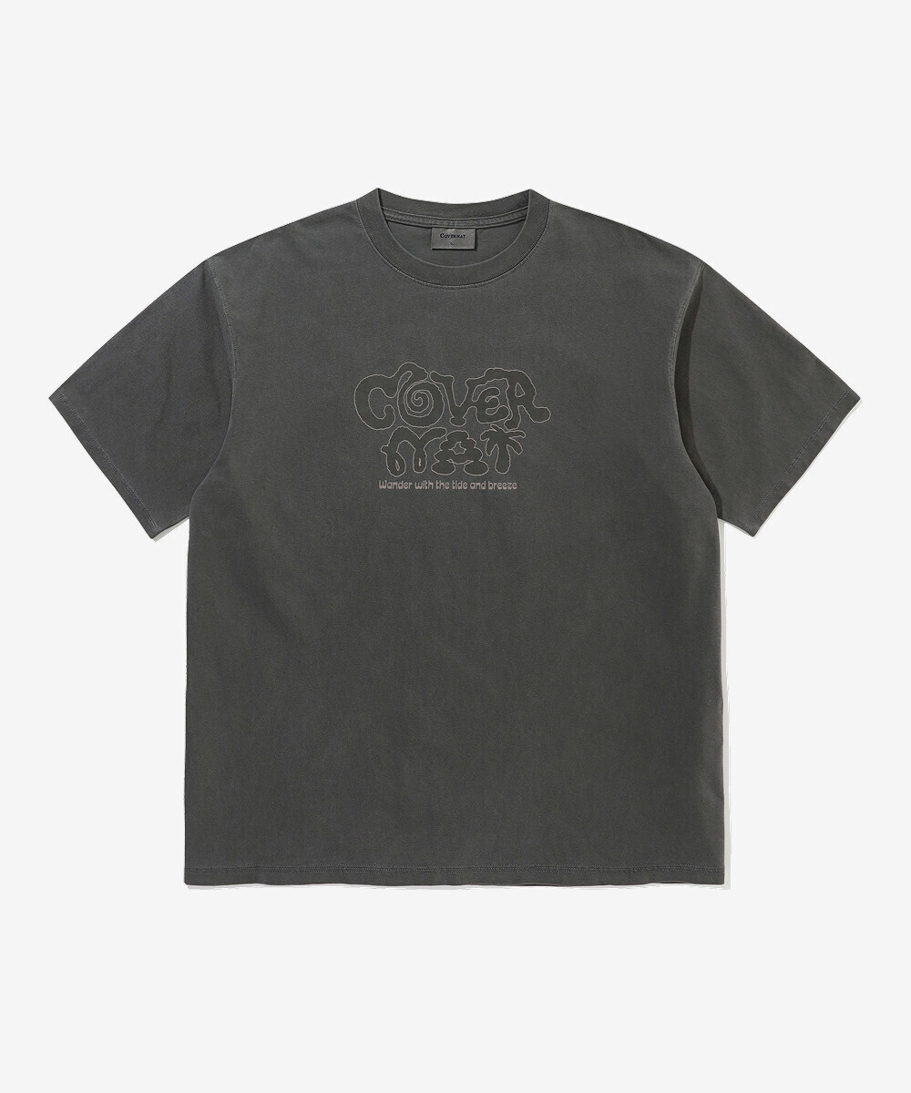 RETRO LOGO GRAPHIC DYEING T-SHIRT
