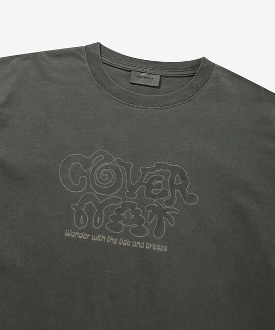 RETRO LOGO GRAPHIC DYEING T-SHIRT