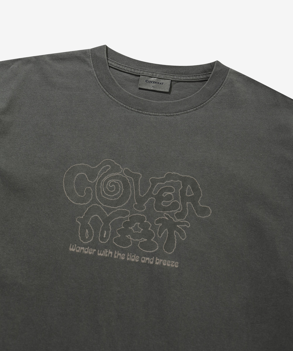 RETRO LOGO GRAPHIC DYEING T-SHIRT