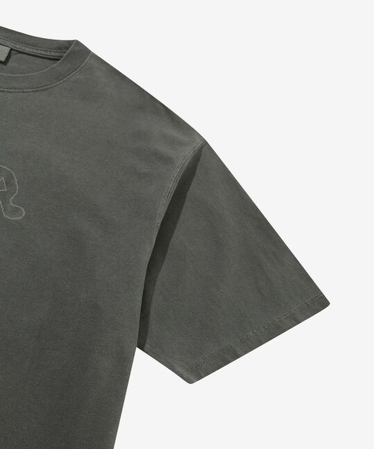 RETRO LOGO GRAPHIC DYEING T-SHIRT