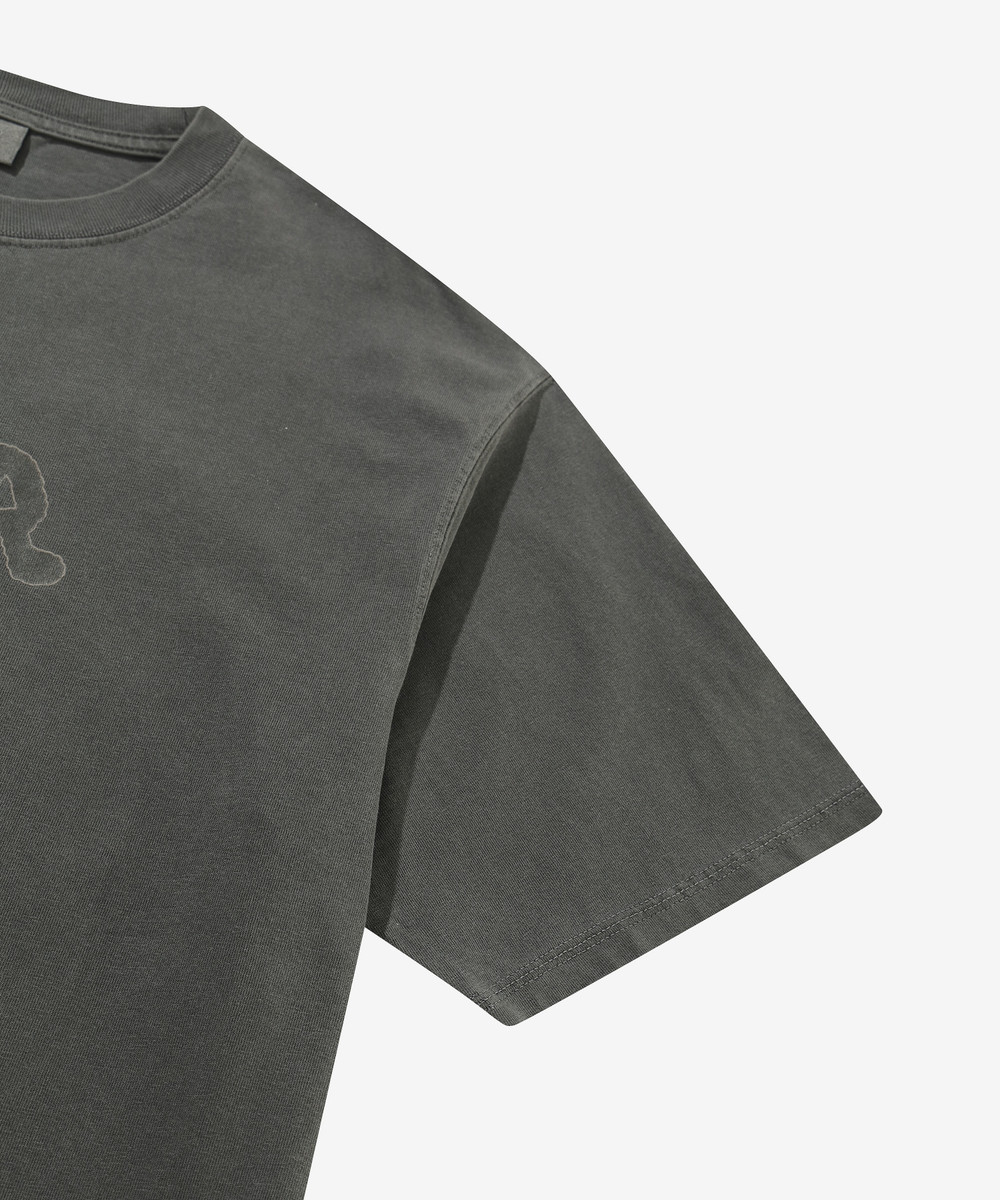RETRO LOGO GRAPHIC DYEING T-SHIRT