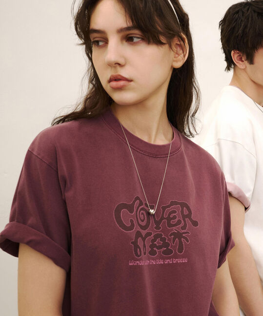 RETRO LOGO GRAPHIC DYEING T-SHIRT