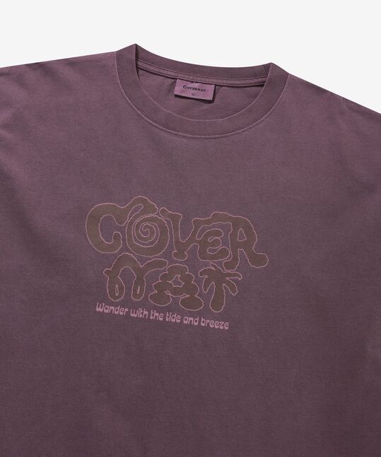 RETRO LOGO GRAPHIC DYEING T-SHIRT