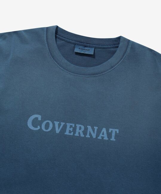 CENTER LOGO PIGMENT T-SHIRT
