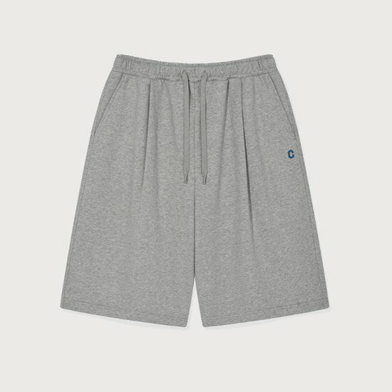 C LOGO BERMUDA SWEAT SHORTS