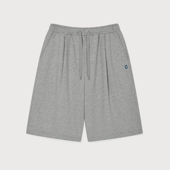 C LOGO BERMUDA SWEAT SHORTS