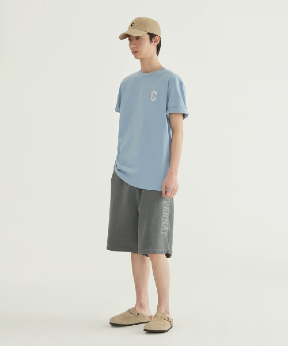 BERMUDA BIG LOGO DYED SWEAT SHORTS