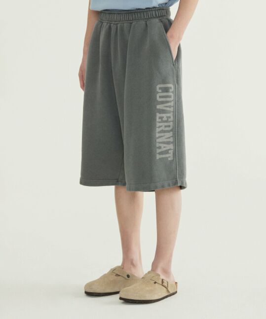 BERMUDA BIG LOGO DYED SWEAT SHORTS