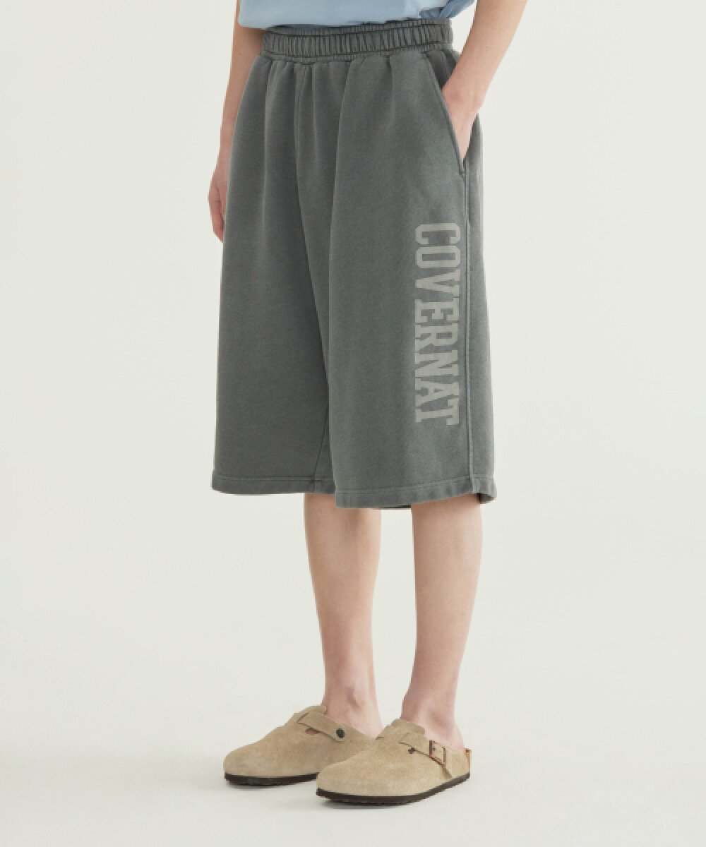 BERMUDA BIG LOGO DYED SWEAT SHORTS