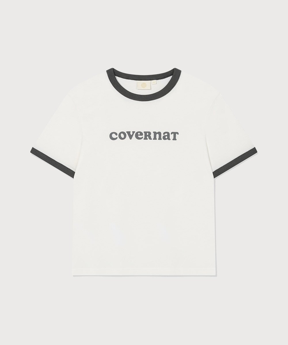 WOMEN COOPER LOGO RINGER T-SHIRT