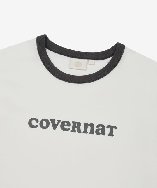 WOMEN COOPER LOGO RINGER T-SHIRT