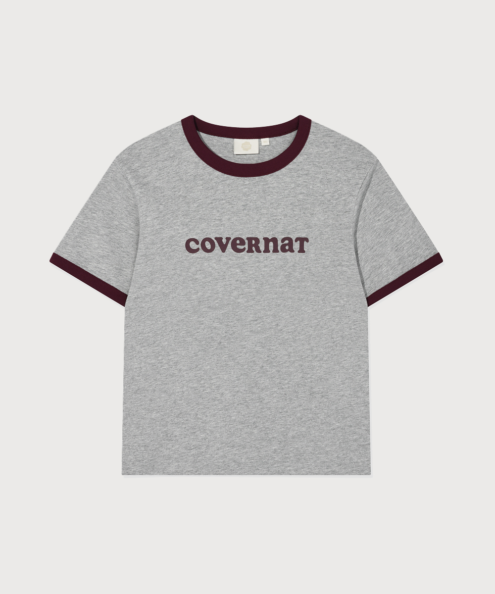 WOMEN COOPER LOGO RINGER T-SHIRT