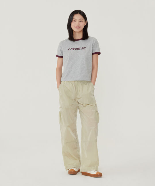 WOMEN COOPER LOGO RINGER T-SHIRT