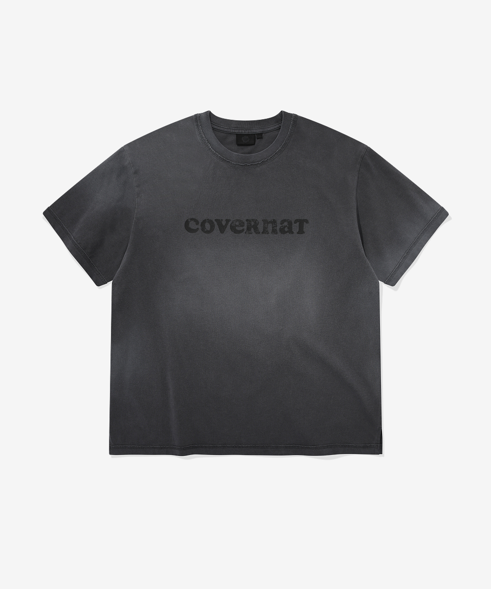 WOMEN OVERSIZED PIGMENT COOPER LOGO T-SHIRT